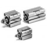 SMC Linear Compact Cylinders CQS C(D)QS, Compact Cylinder, Double Acting, Single Rod